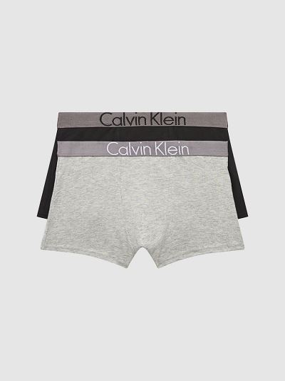 Calvin Klein Ruhák HU041243 | Calvin Klein Customized Stretch Fiu Alsónadrág Fekete / Szürke